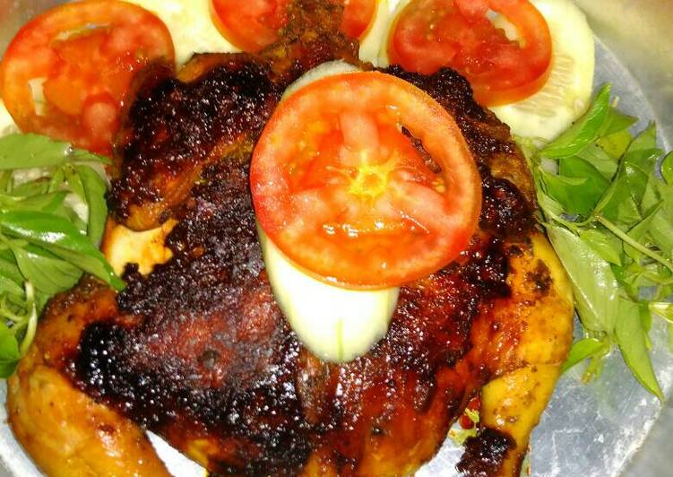 Resep Ayam panggang oregano &amp; parsely teflon, Bisa Manjain Lidah