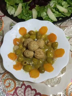صورة لوصفة زيتون بكريات الدجاج