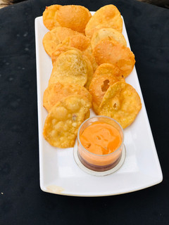 A picture of Spicy crackers.