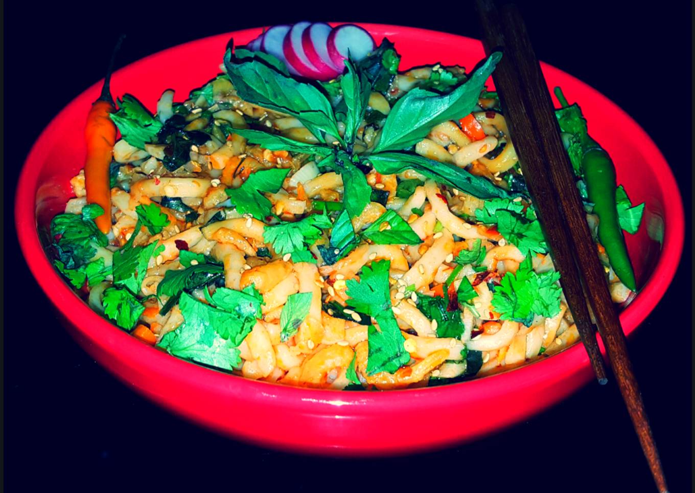 Mike's Spicy Thai Udon Noodles