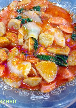 Foto resep Seblak kuah pedas setan