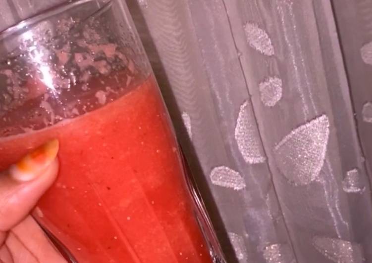 Recipe of Any-night-of-the-week Water melon juice