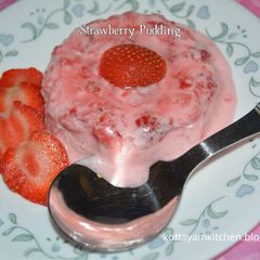 A picture of Strawberry Pudding.