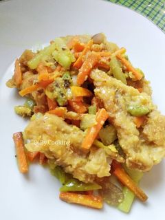 Foto resep Kakap Crispy Saus Acar Kuning
