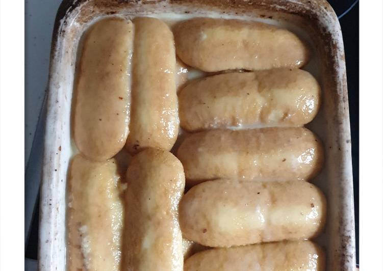 Flan con soletillas - Postre