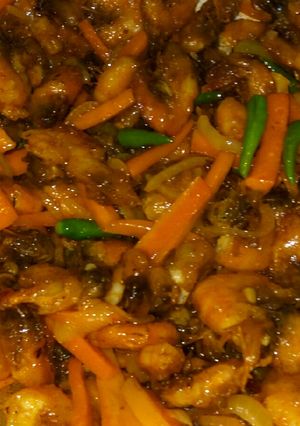 Foto resep Udang asam manis sederhana banget...😁