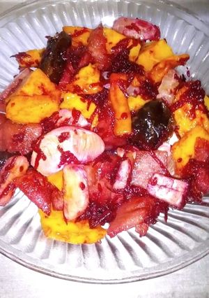 A picture of Date fruit salad.