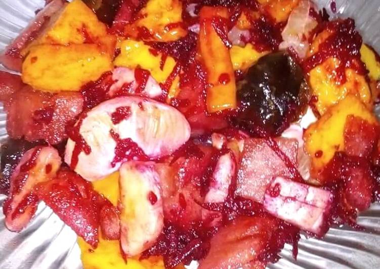 Steps to Make Any-night-of-the-week Date fruit salad