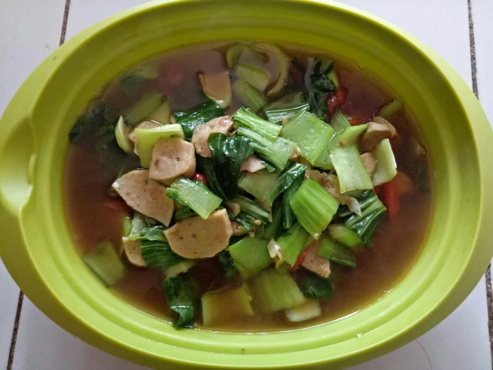 Langkah Gampang Menyiapkan Resep Tumis pakcoy baso yang Bikin Ngiler