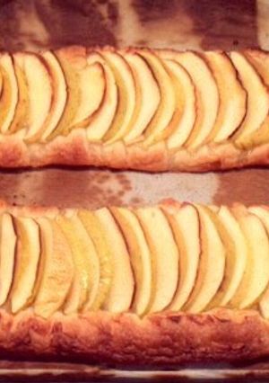 Foto principal de Tarta de manzana en bandas