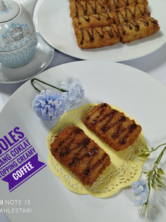 Foto resep Risoles Pisang Coklat Topping Creamy Coffee