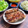 Thịt Heo Xiên Que Nướng Lá Chuối