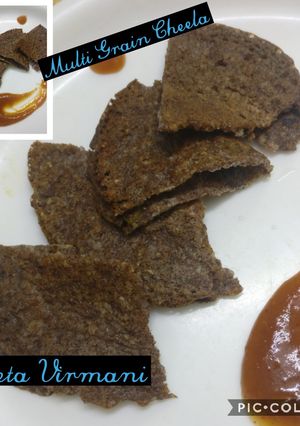 A picture of Multi grain cheela.