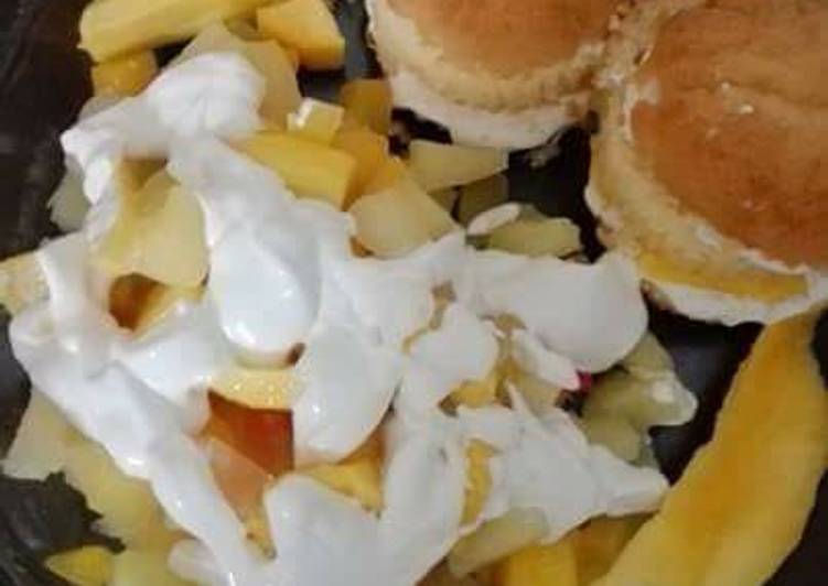 Easiest Way to Make Homemade Mini mango burgers