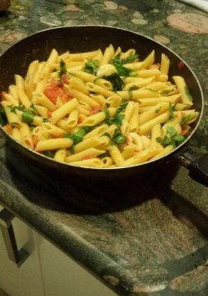Una foto de Pasta mediterranea