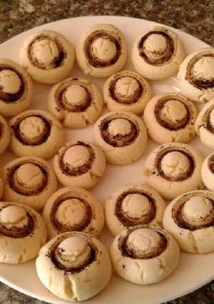 صورة لوصفة حلوى الفطر التركية 🍄