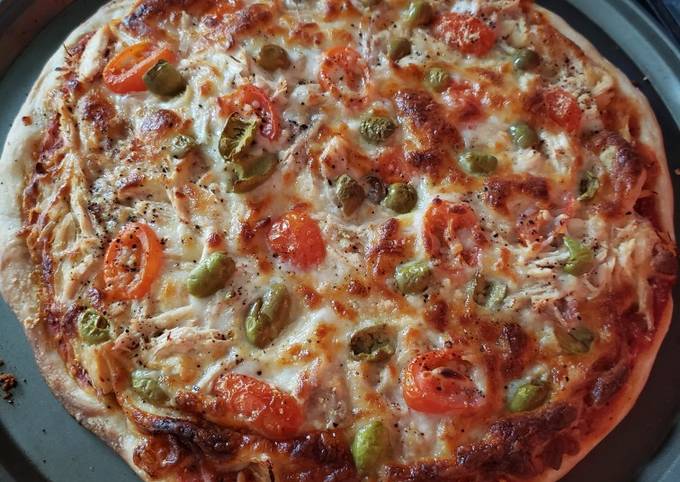 Easiest Way to Make Favorite Chicken Pizza 🍕