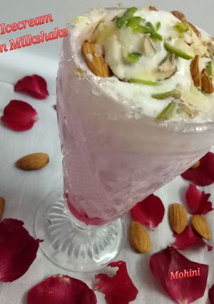 A picture of Rose Icecream Badam Milkshake.