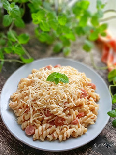 Foto resep Creamy Fusilli Sausage