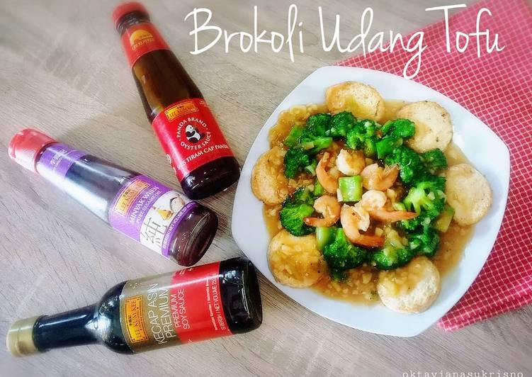 Resep Brokoli Udang Tofu w/ Garlic Sauce, Enak Banget
