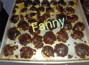 Foto resep Resep Kue Kacang Polong dan Kapri Topping Coklat