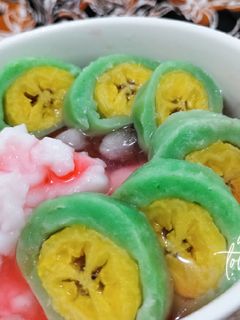 Foto resep Es Pisang Ijo