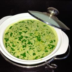 A picture of Maharastrian style Daal Methi.