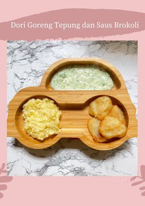 Foto resep Dori Goreng Tepung Saus Brokoli MPASI 1+
