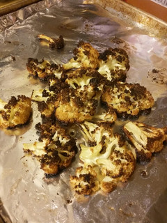 A picture of Crispy Charred Cauliflower.