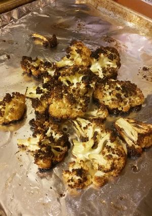 A picture of Crispy Charred Cauliflower.