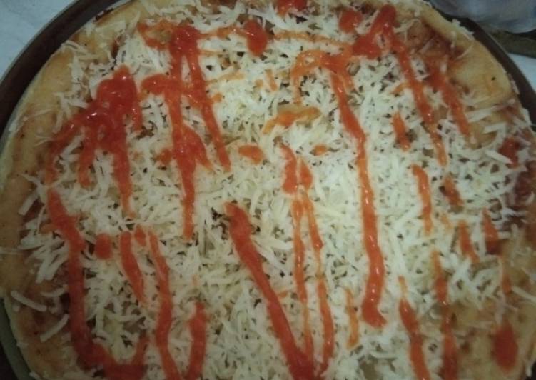 Cara Gampang Menyiapkan Pizza teflon, Menggugah Selera