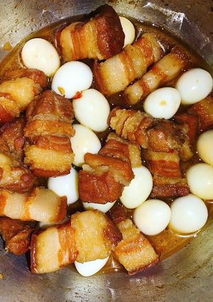 Hình của món Thịt kho tàu không cần nước dừa.