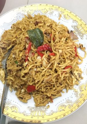 Foto resep Mie telur goreng terasi (cap 3 ayam)
