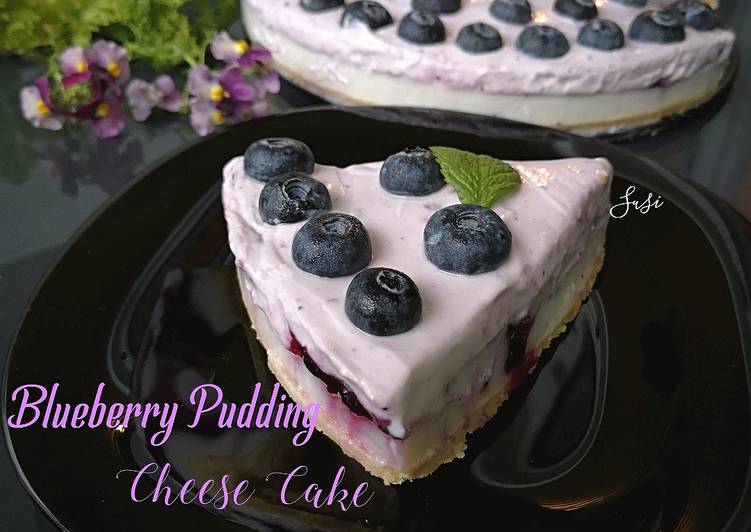 Resep Blueberry Pudding Cheese Cake yang Lezat Sekali