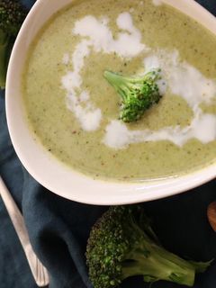 صورة لوصفة شوربة البروكولي🥦