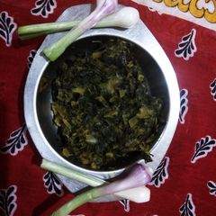 A picture of Spring Onion Dry Subji.