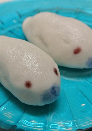 Une photo de Bébé de veau marin -Jouyo Manyu (Wagashi)
