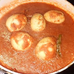 A picture of Andhra Spl Egg Mango Curry.
