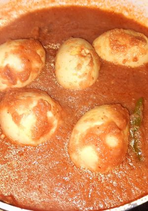 A picture of Andhra Spl Egg Mango Curry.