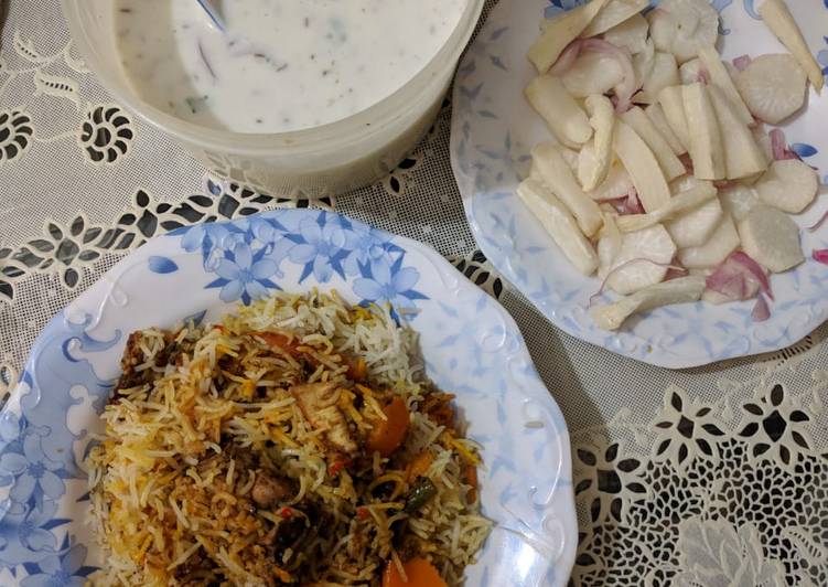 Simple Way to Make Ultimate Sindhi Masla Biryani 😍😍 #CookpadApp