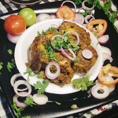 A picture of Basa fish fry in simple way (spicy coriander Basa fish fry).