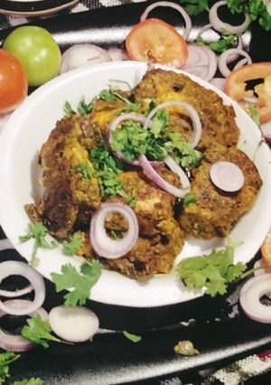 A picture of Basa fish fry in simple way (spicy coriander Basa fish fry).