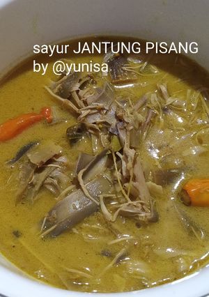 Foto resep Sayur jantung pisang