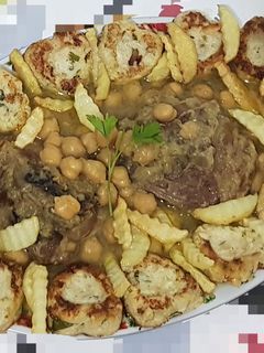 صورة لوصفة طاجين شوفلور بالدجاج