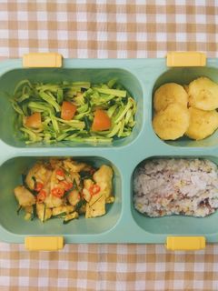 Foto resep Ayam Cabe Garam dan Tumis Labu