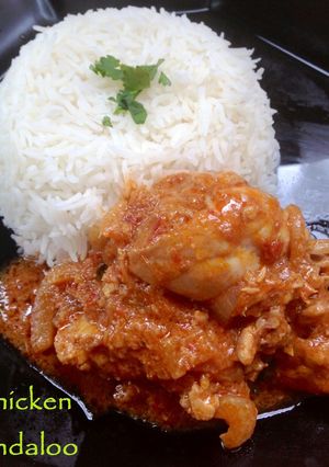 A picture of Chicken Vindaloo.