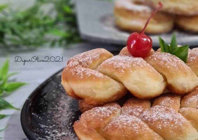 Cara Memasak Resep Donat Original dan Kepang versi Autolisis