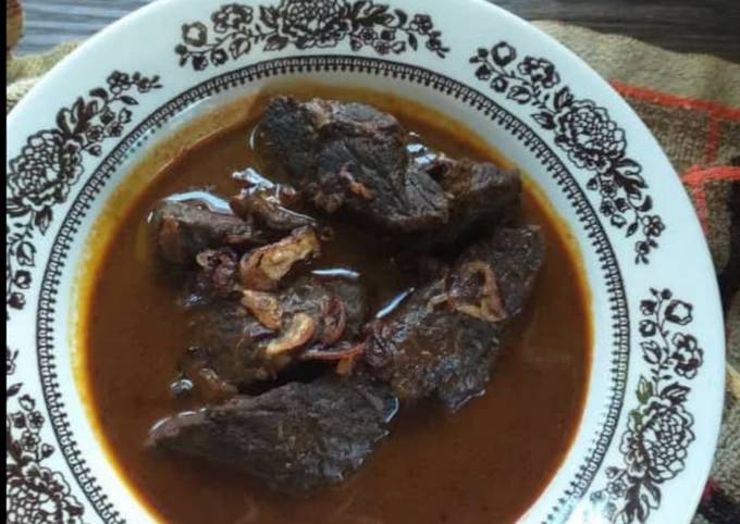 Resep 111. Daging Semur Berempah Anti Gagal