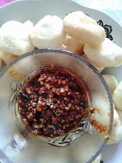 Foto resep Empek-empek DOS sambel kacang