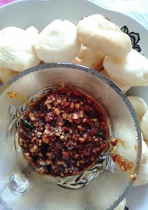 Foto resep Empek-empek DOS sambel kacang